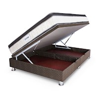 Cama Practibox Pocket Aero Látex Queen Americano Marron