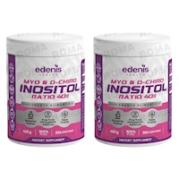 PACK 2 MYO & D-CHIRO INOSITOL 450G EDENIS HEALTH