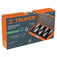 Juego De Dados Punta Torx 1/2" 7Pzas 13928 Truper