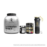 LevroIso Whey 2 kg. + Creatina 300 gr. + Shaaboom Pump 385 gr.