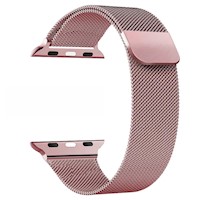Correa de Acero para Apple Watch Milanese Loop Rosado 42/44/45/49m