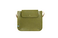 Parker Small Shoulder Bag SUPR FELT \ MCRO LEATHER Olive Green \.