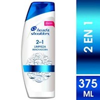 Shampoo 2en1 Head & Shoulders Limpieza Renovadora - Frasco 375 ML