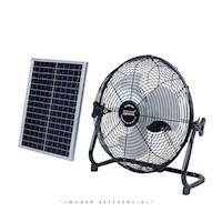 VENTILADOR DE CARGA SOLAR CON PANEL EXTERNO
