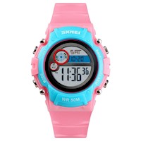 Skmei - Reloj 1477PKBU Digital para Niña