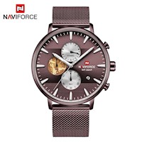 Reloj Naviforce Hombre Acero Cobre NAV-115
