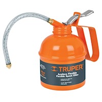 Aceitera Flexible 500ml Con Aplicador Truper 14874 - Naranja