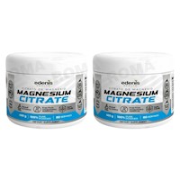 PACK 2 CITRATO DE MAGNESIO 400G EN POLVO EDENIS HEALTH