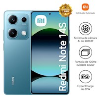 Celular Xiaomi Redmi Note 14S 8GB 256GB 6.7 Azul