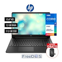 Laptop HP 15-DY5011LA 15.6” FHD I7 1255U 12GB 512GB Freedos