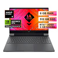Laptop Victus Gaming 15.6" Windows 11 Home AMD Ryzen 5 8GB 512GB SSD 15-FB2002LA