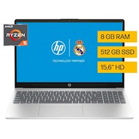 Laptop HP 15.6" Windows 11 Home AMD Ryzen 5 7520U 8GB 512GB SSD 15-FC0079LA