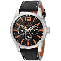 Reloj Hugo Boss Paris 1513228 Multifuncional para Hombre Cuero Negro