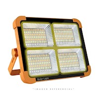 REFLECTOR LED PARA  CAMPING CON PANEL SOLAR PORTÁTIL MULTIFUNCIONAL