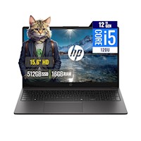 Laptop HP 250R G10 Intel Core 5 120U 16GB RAM 512 SSD M.2 15.6 LCD HD FreeDOS
