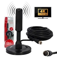 Antena Digital Para Tv - HDTV Interna/Externa