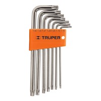 Juego Torx X 7 Pzas Largas T10-T40 Truper 15553