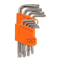 Juego de 9 llaves Torx T10-T50 Truper 15554