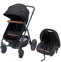 COCHE CUNA TRAVEL SYSTEM CLOUD NEGRO INFANTI