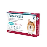 Simparica Trio (10 kg a 20 kg) x 03 Tabletas