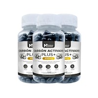 PACK 3 CARBÓN AC. PLUS+ 1200MG NATURA ZENLAB