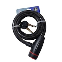 Candado de cable con llave 150cm MEDIANO
