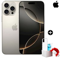 Apple iPhone 16 Pro Max 256GB ESIM - Natural Titanium + Mica y case