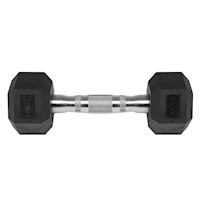 Mancuerna Atletis hexagonal PVC-Acero 2,5 kg