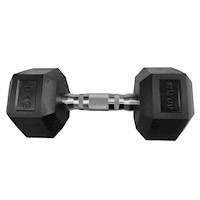 Mancuerna Atletis hexagonal PVC-Acero 10 kg