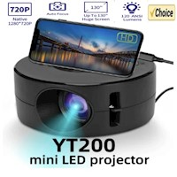 Mini Proyector Inteligente YT200, Cine en Casa, Portátil