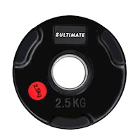 Disco Olímpico Engomado con Agarres 2.5 kg