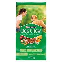Comida para Perro DOG CHOW Cachorro Razas Grandes y Mediana Saco 17Kg