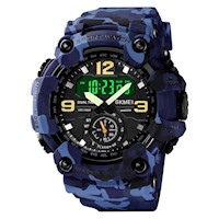Skmei - Reloj Deportivo Militar 1637CMBU para Hombre