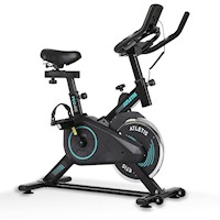 Bicicleta Spinning Atletis Pro 400 Turquesa 6 Kg