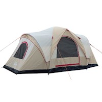 Carpa 6 Personas Camping Outdoor Beige