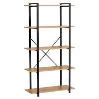 Estante 5 niveles 150x80x34 cm Industrial