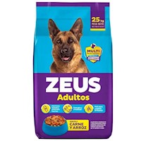 Comida para Perro ZEUS Adulto Sabor a Carne Bolsa 25Kg