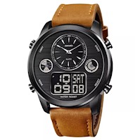 Skmei - Reloj Análogo-Digital 1653BKLTBN para Hombre