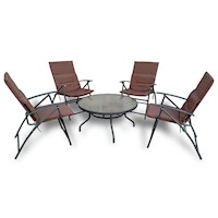 Set de Terraza 4 Sillas + Mesa Ipanema