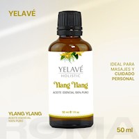 ACEITE ESENCIAL YLANG YLANG 50ML YELAVÉ