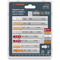 Juego 16 Hoja Para Caladora Zanco T Truper 16705