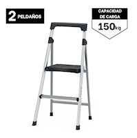 ESCALERA TUBULAR PLEGABLE 2 PELDAÑOS DE ALUMINIO TRUPER