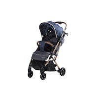 Coche de Paseo Tipo Maleta EBaby Sunny Gold Azul