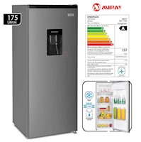 Refrigeradora Frost de 175 Litros con Dispensador de Agus Miray RM-175HD Inox