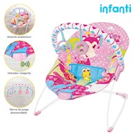 Silla Nido para Bebé Vibraciones Safari Pink Infanti 6790