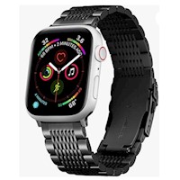 Correa de Acero para Apple Watch y Smart Watch Luxury Mesh Negro