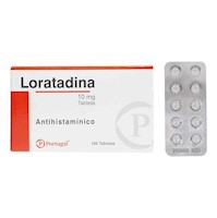 LORATADINA 10 MG PORTUGAL - 10 TABLETAS
