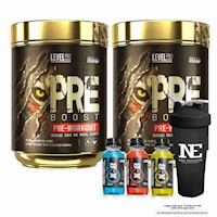 COMBO LEVEL PRO - 2 PRE BOOST 352 GR. GREEN APPLE + SHAKER