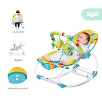 Silla Nido Mecedora Vibradora de Bebé modelo DELUXE Green