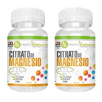 PACK 2 CITRATO DE MAGNESIO HEALTHNATURAL 1000MG